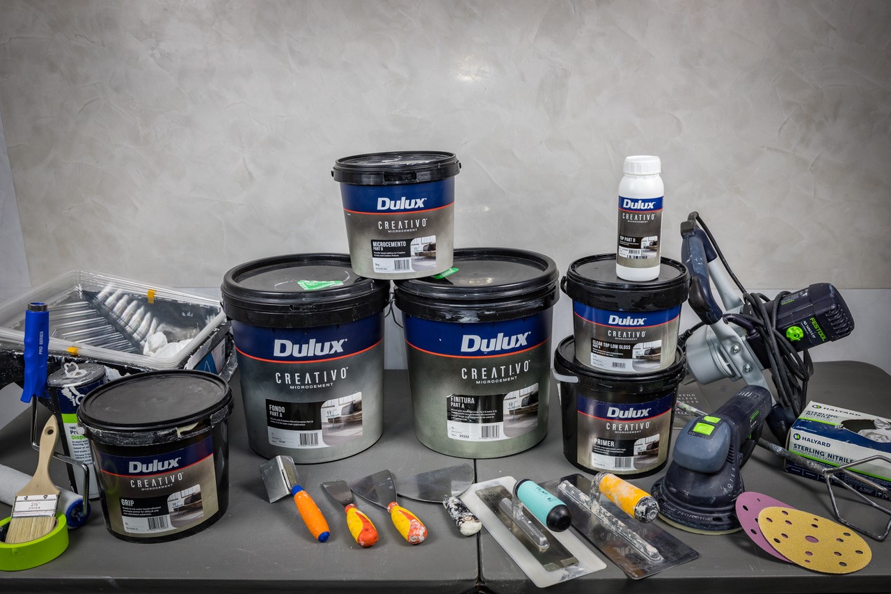 Microcement tools